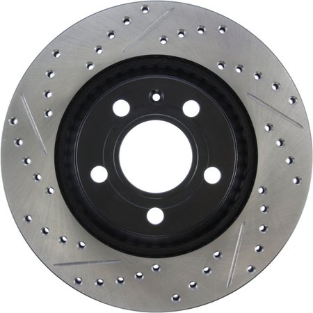 CENTRIC PARTS Sport Drilled/Slotted Brake Rotor, 127.33088R 127.33088R